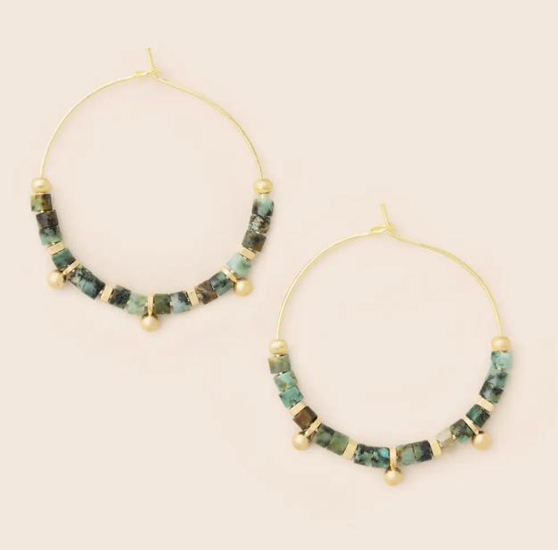 Stone Disc Hoops