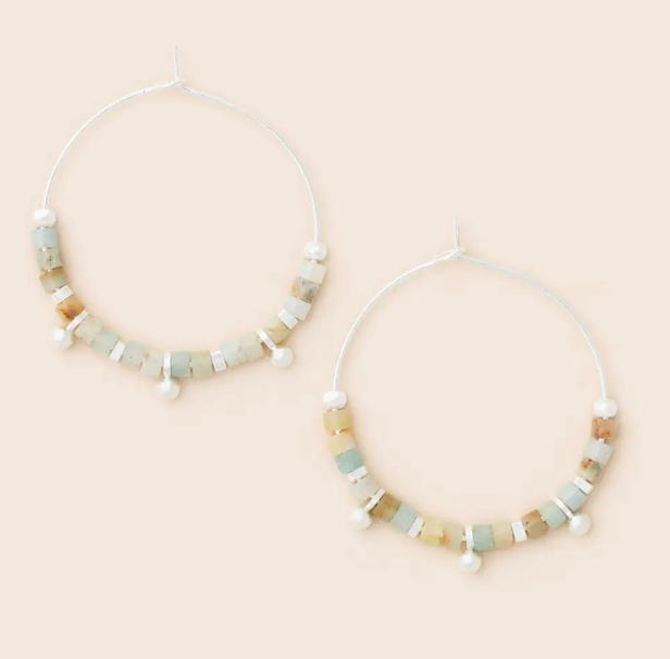 Stone Disc Hoops