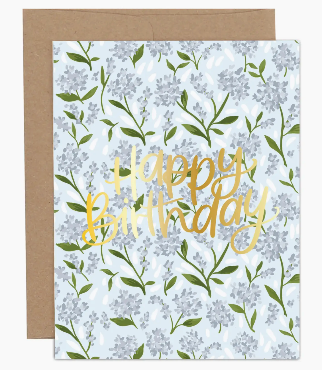 Happy Birthday Hydrangea Card
