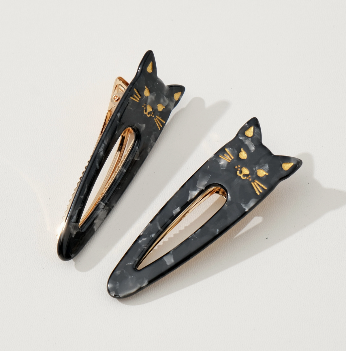 Classic Cat Face Hair Clips