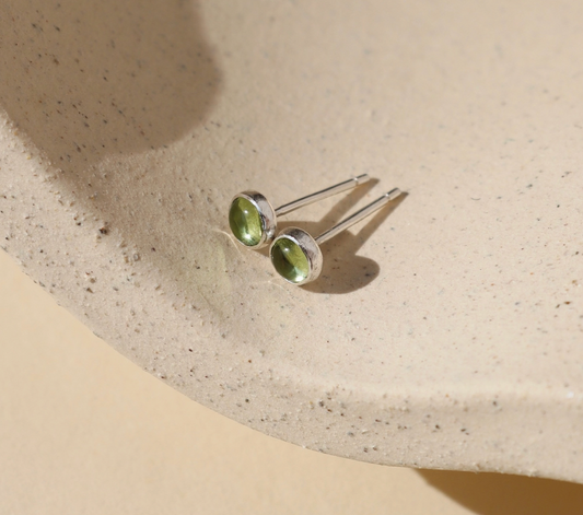 Peridot Studs