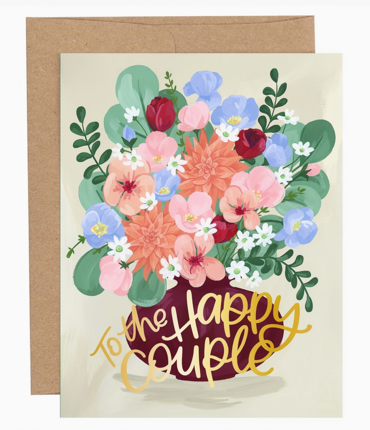 To the Happy Couple Floral Card