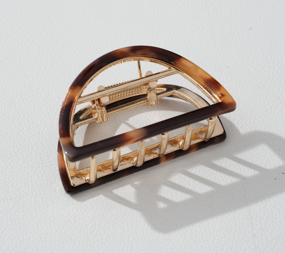 Rosalie Half Moon Metal Claw Clips