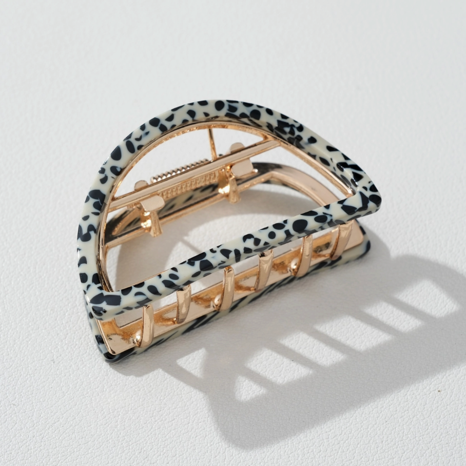Rosalie Half Moon Metal Claw Clips