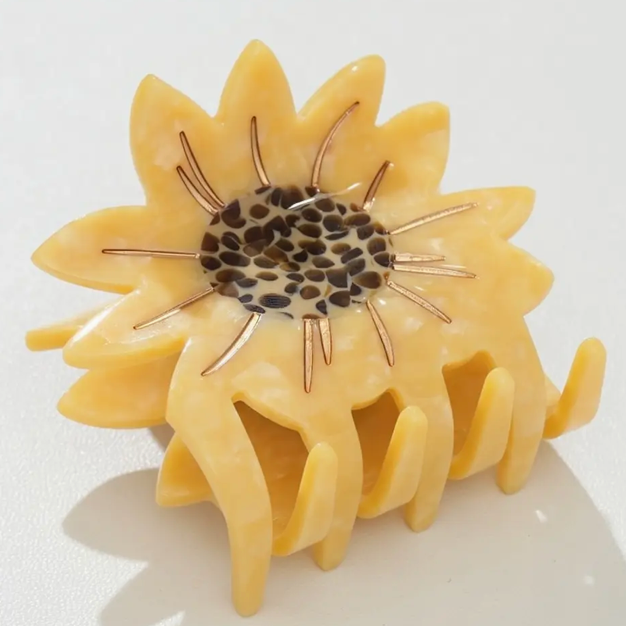 Sunflower Claw Clip