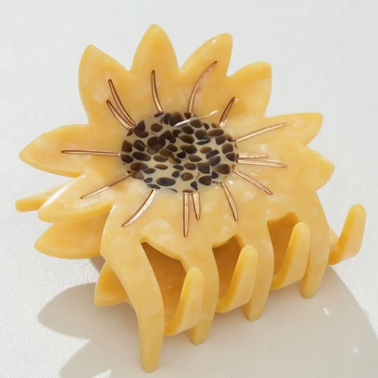 Sunflower Claw Clip