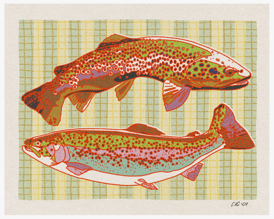 Striped Trout Print