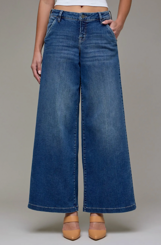 Merrick Park Super Wide Leg Jeans