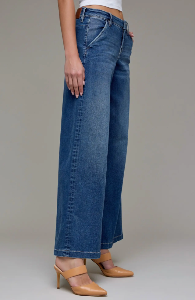 Merrick Park Super Wide Leg Jeans