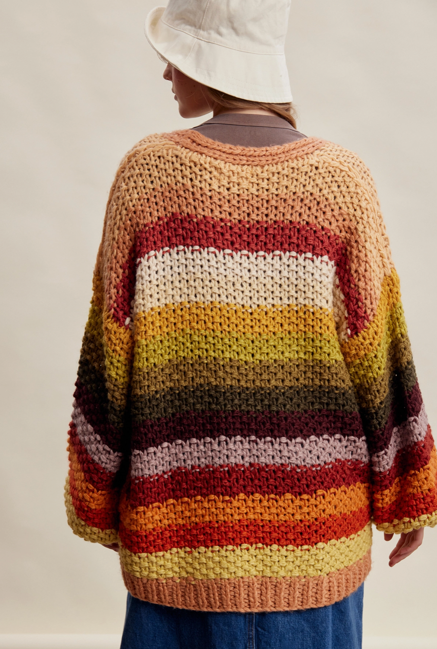 Rainbow Fade Cardigan