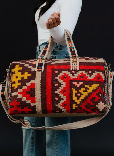 Aztec Woven Duffles