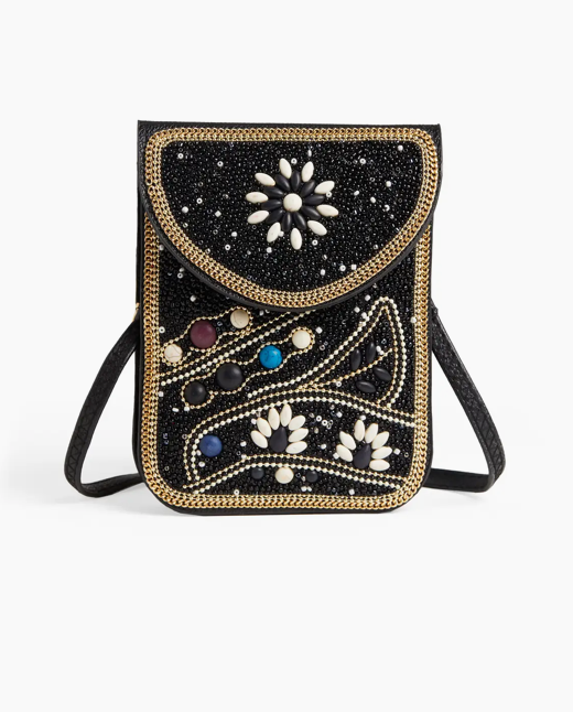 Mosaic Beaded Crossbody