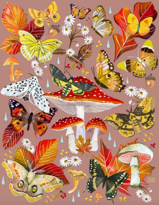 Autumn Flutter Print