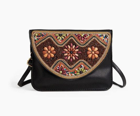 Artisan Beaded Crossbody