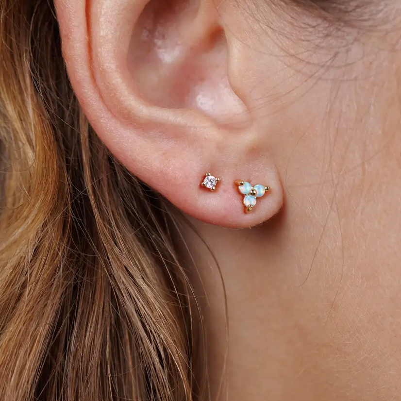 Trio Cluster Earrings