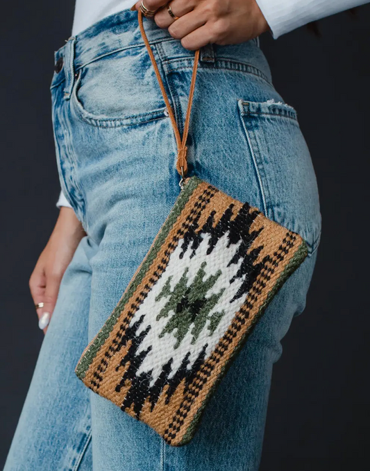 Aztec Wristlet