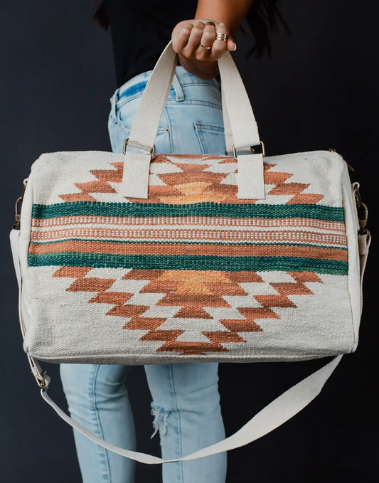 Aztec Woven Duffles
