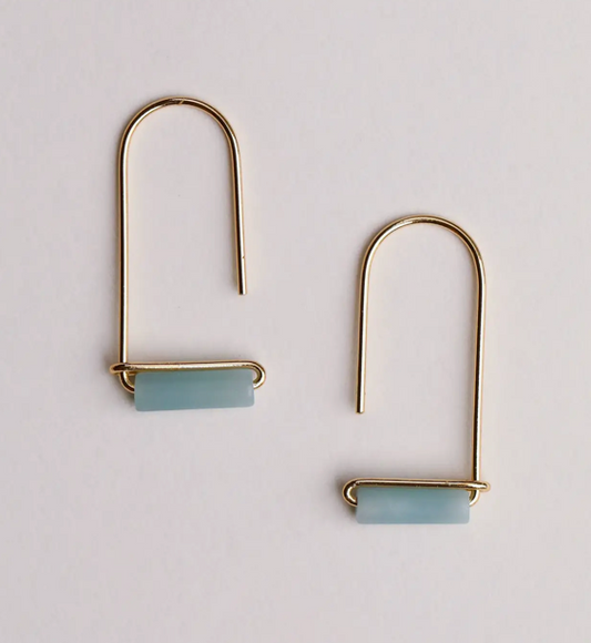 Amazonite Drop Earrings