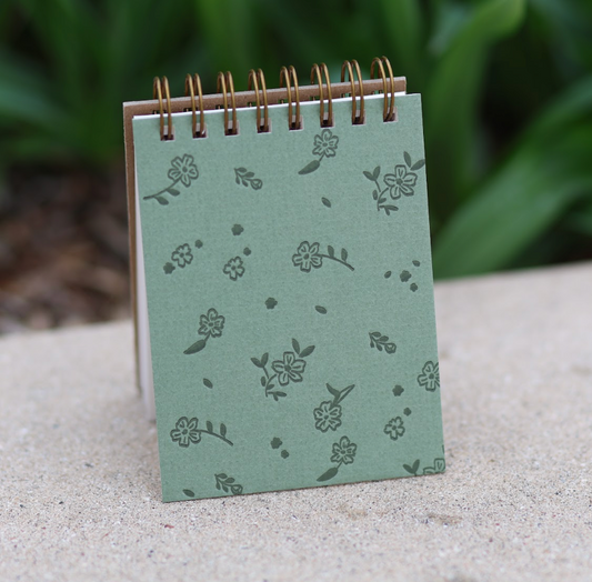 Scattered Flowers Mini Jotter