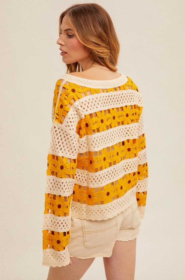Daisy Crochet Top