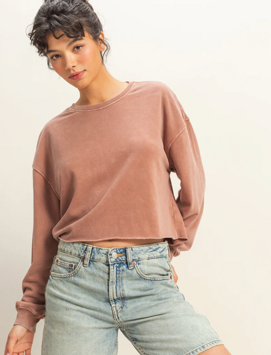 Cropped Crewneck
