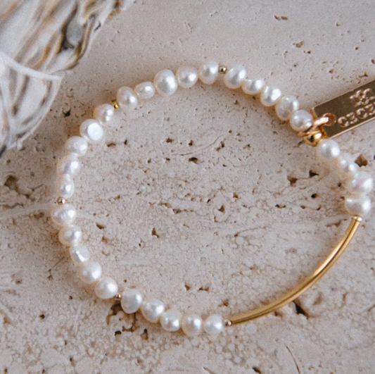 Elegant Pearl Beaded Bracelet