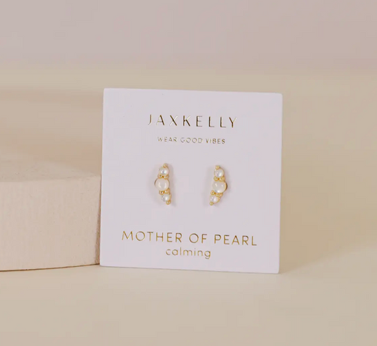 Crescent Gold Earrings