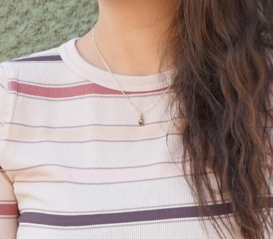 Tiny Oval Necklace