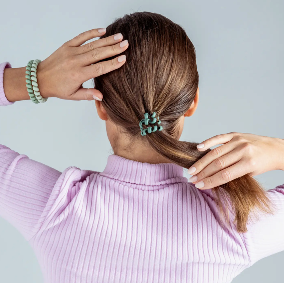 Spiraling Coil Hair Ties