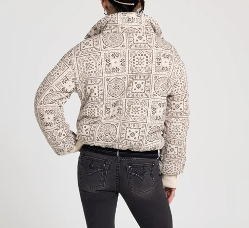 Paisley Puffer Jacket