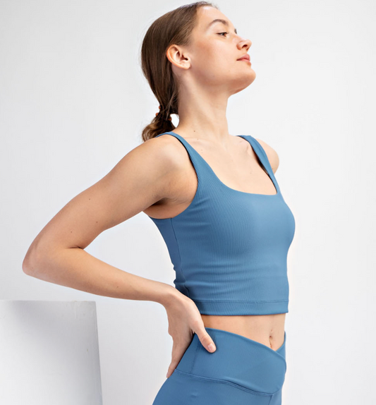 Ribbed Crop Tank