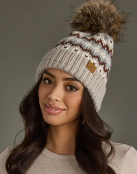 Patterned Beanie