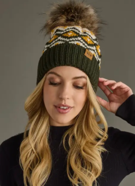 Patterned Beanie