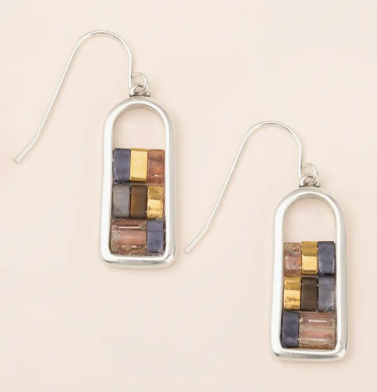 Miyuki Frame Earrings