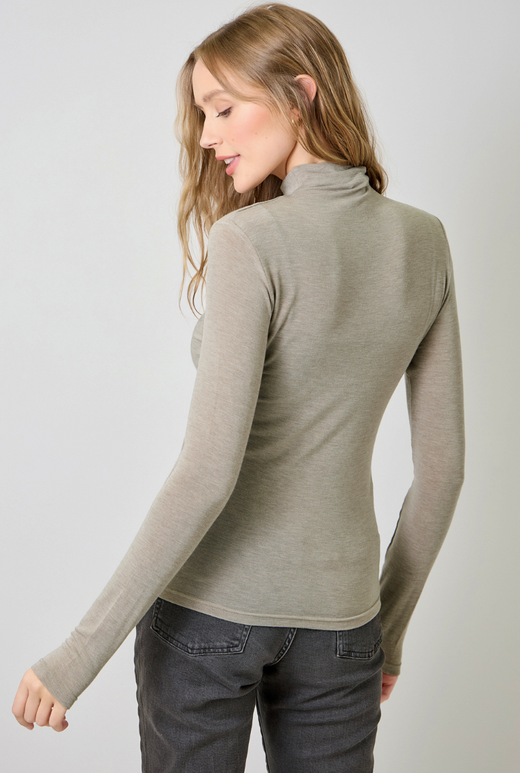 Essential Mock Neck Top