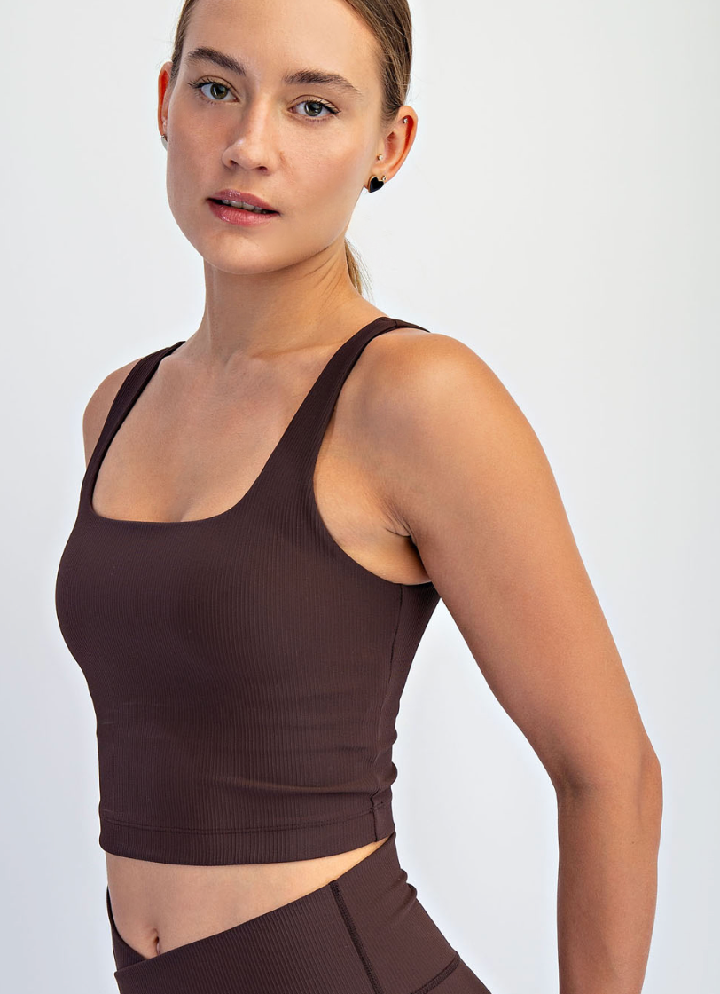 Ribbed Crop Tank
