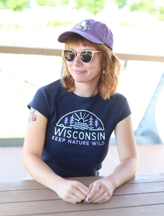 Wisconsin Ribbed Women's Tee