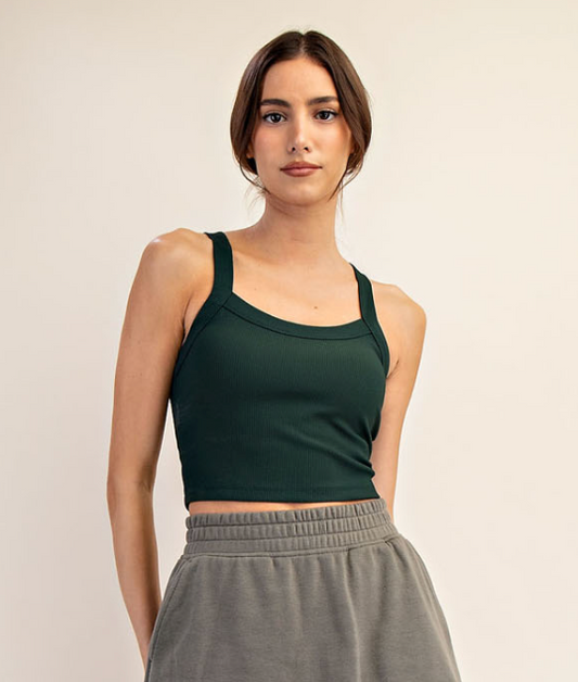 Ribbed Racerback Tank