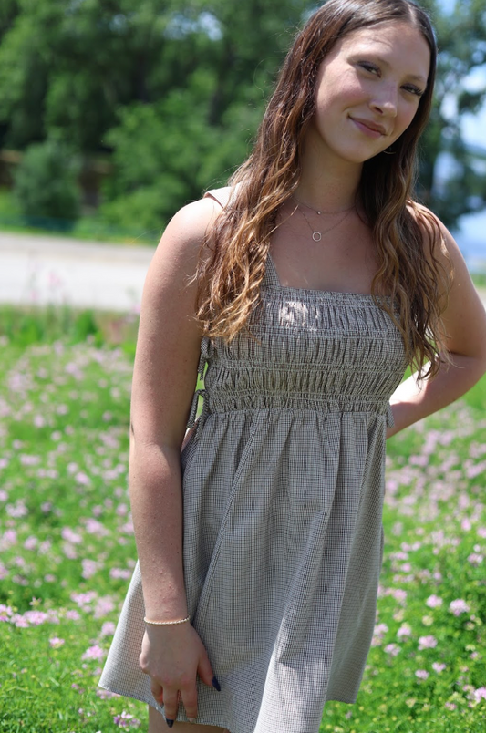Gingham Mini Dress