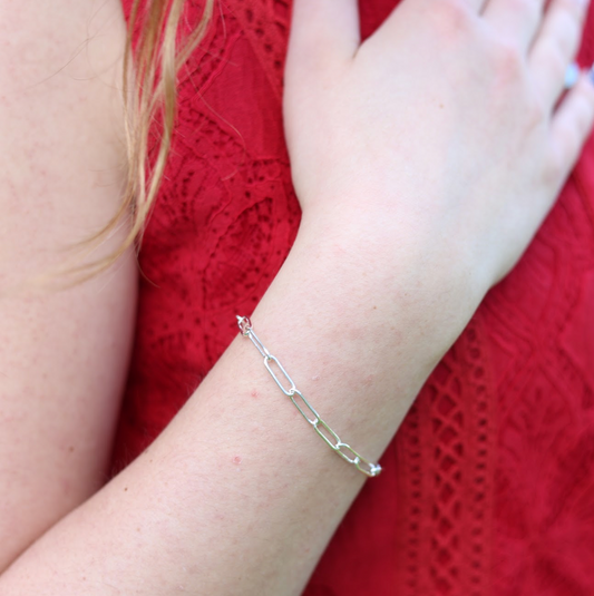Paperclip Chain Bracelet