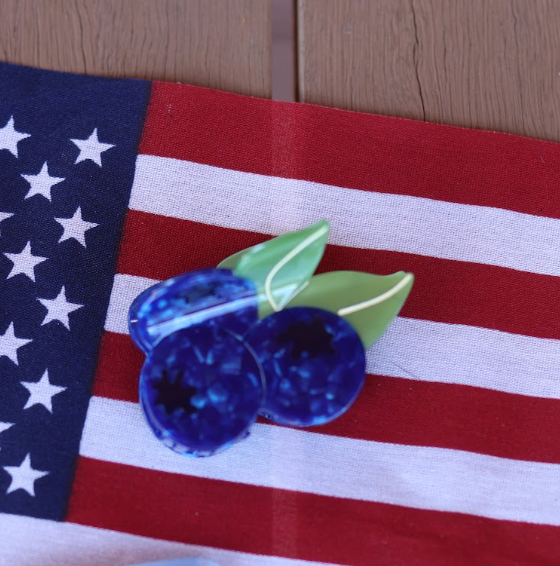 Blueberry Bunch Claw Clips