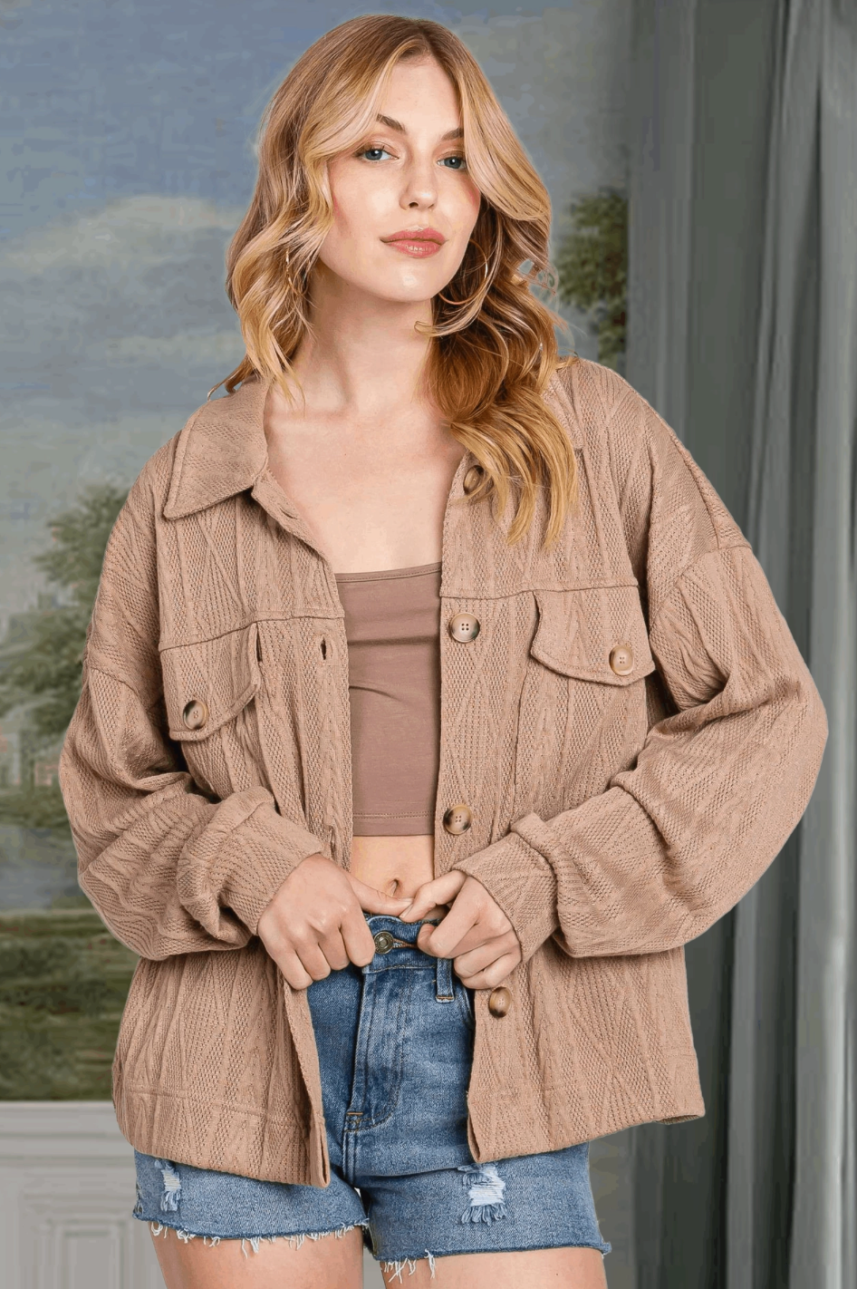 Cable Knit Jacket