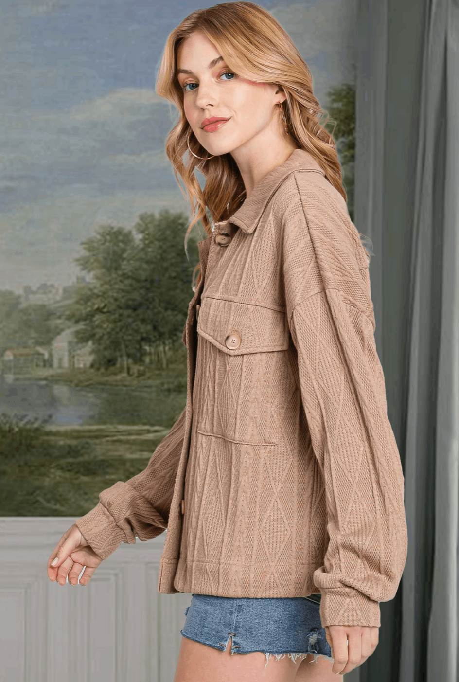 Cable Knit Jacket