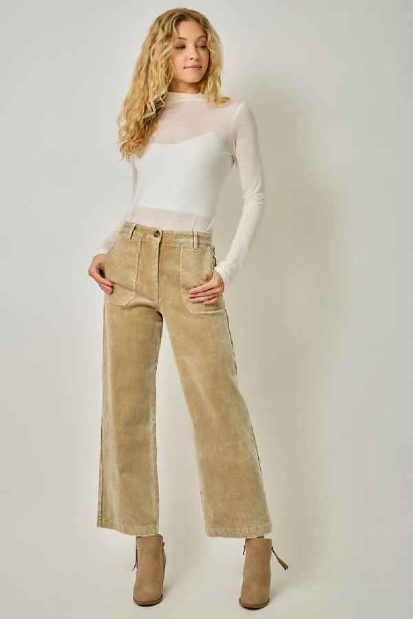 Latte Corduroy Pants
