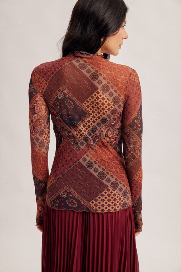 Mosaic Mesh Top