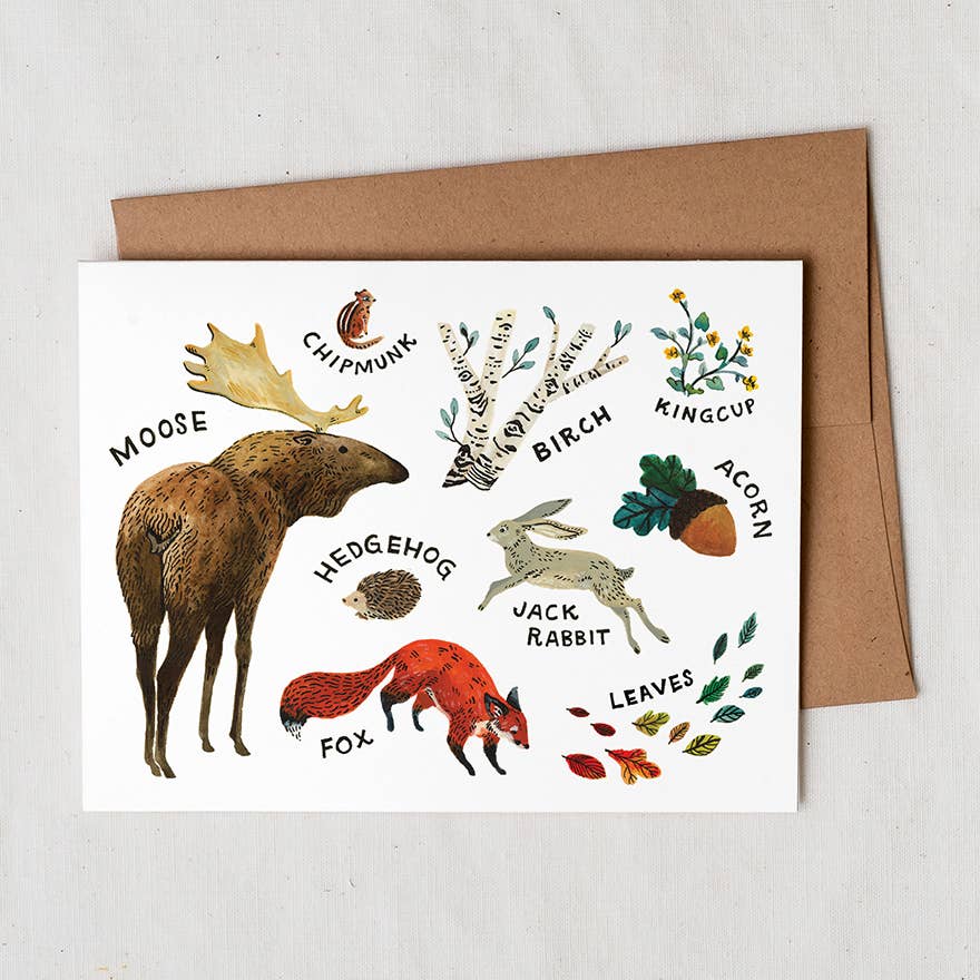 Woodland Greeting Card