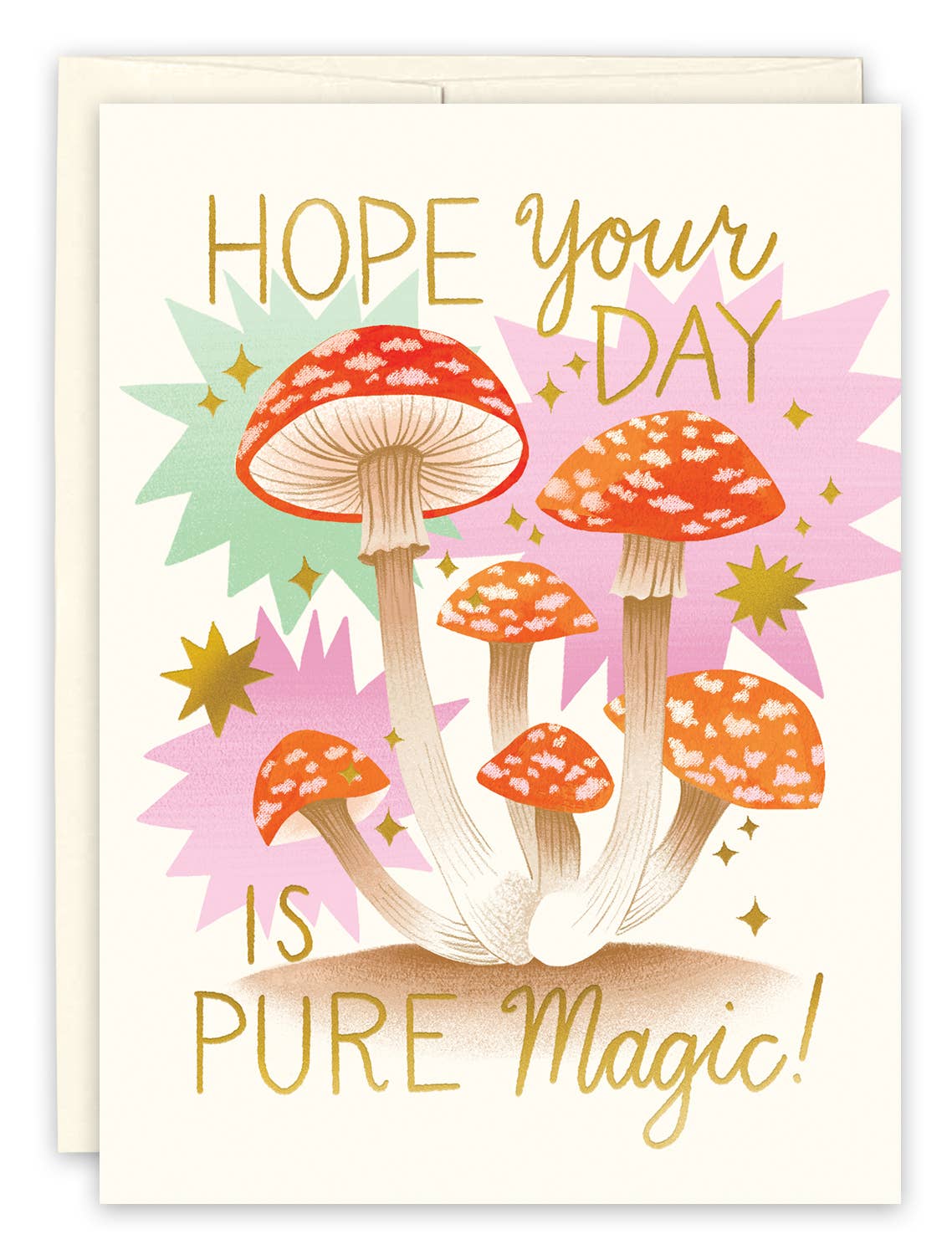 Mushrooms Pure Magic Birthday Card