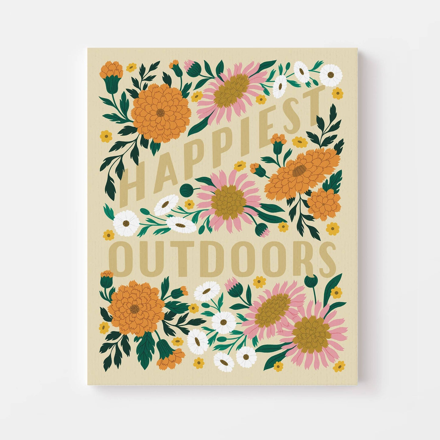 Happiest Outdoors Floral Print