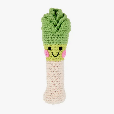 Happy Veggie Crochet Rattles