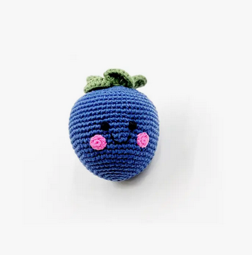 Happy Fruit Crochet Rattle